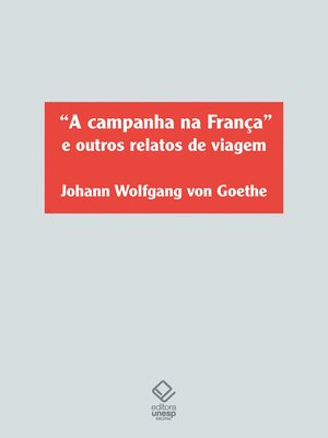 cover image of "A Campanha da França" e outros relatos de viagem